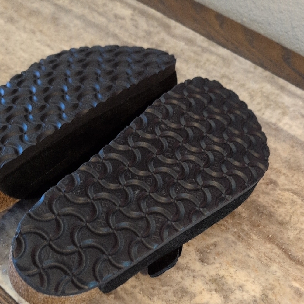Birkenstock Black Suede Clogs - Picture 8 of 9